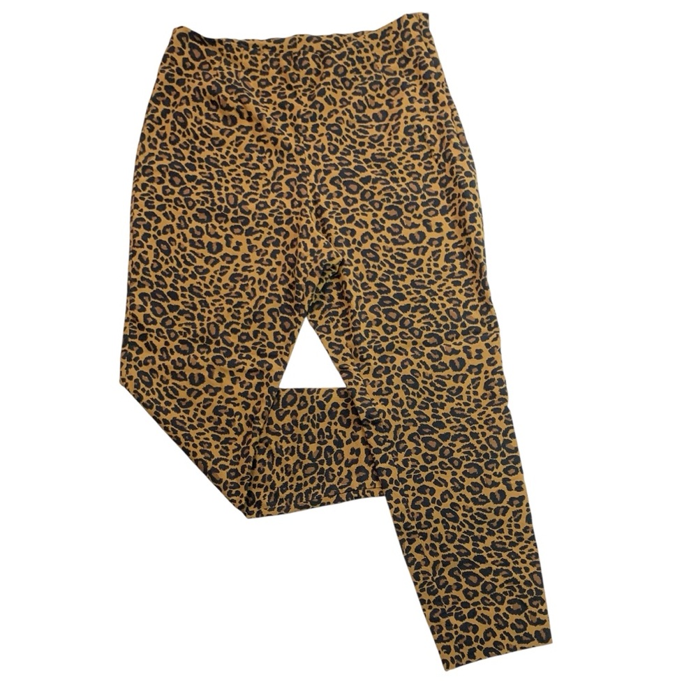 TIME and TRU Leopard Print Ankle Length Pants Sz 18 - Picture 2 of 8